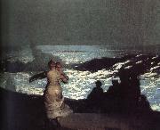 Winslow Homer A summer night Germany oil painting artist